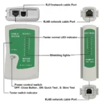 Network LAN Cable Tester RJ45 RJ11, UTP Cable Tester - Image 2