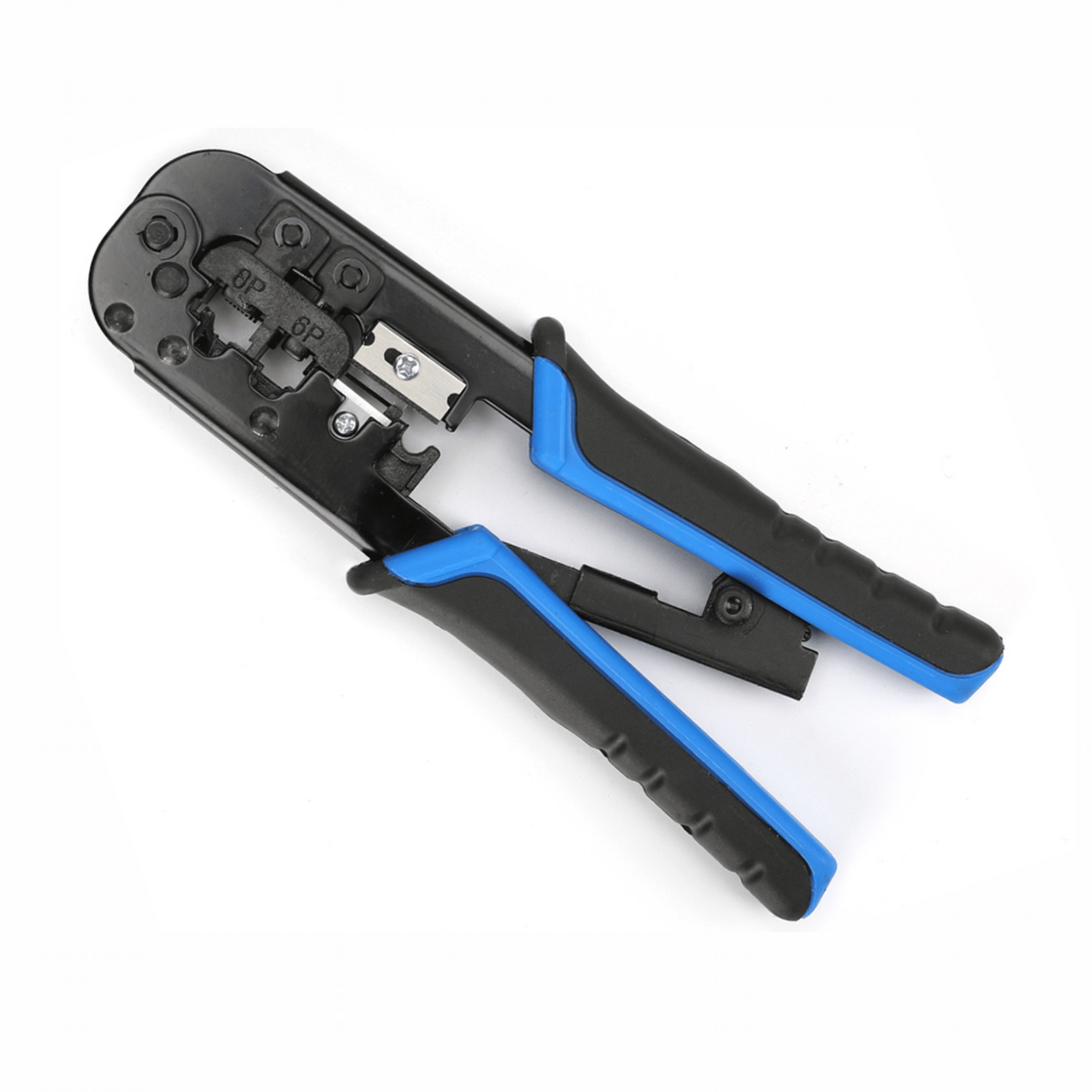 Network UTP crimping tool rj45 rj11 rj12 6P 8P 8C 6P 6C 4C 2C with Ratchet 8 Pin 6 Pin 12 mm 6mm with wire stripping cutting Crimping tool